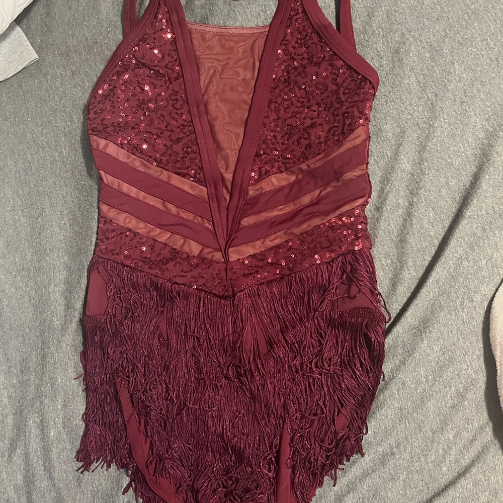 Weissman Maroon Dance Costume